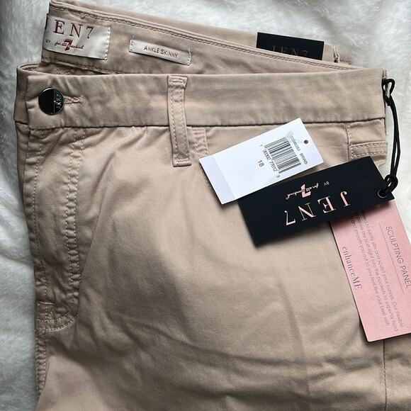 7 For All Mankind JEN 7 Womens Jean Ankle Skinny 18 Cappuccino brushed cotton - Picture 3 of 7